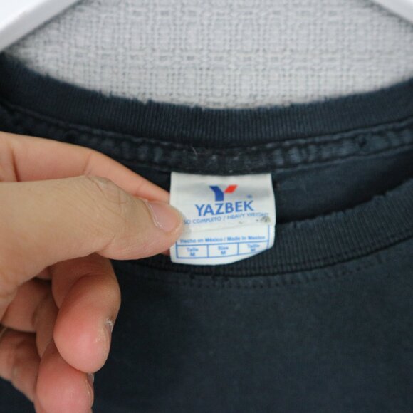 Cuba Distressed Thrashed 2000s Vintage Faded Tee Mens Medium - Picture 4 of 6